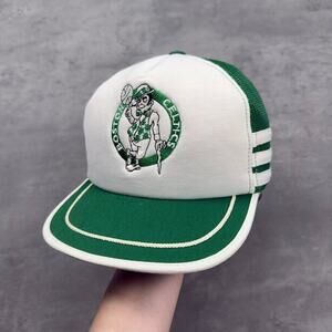 Vintage Three Stripe NBA Boston Celtics Hat